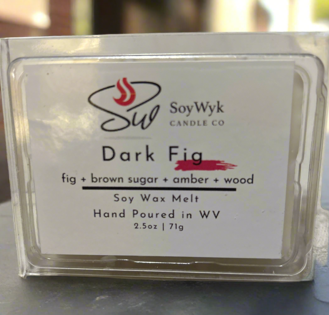 Dark Fig - Soy Wax Melt- fig, brown sugar, amber, cedar