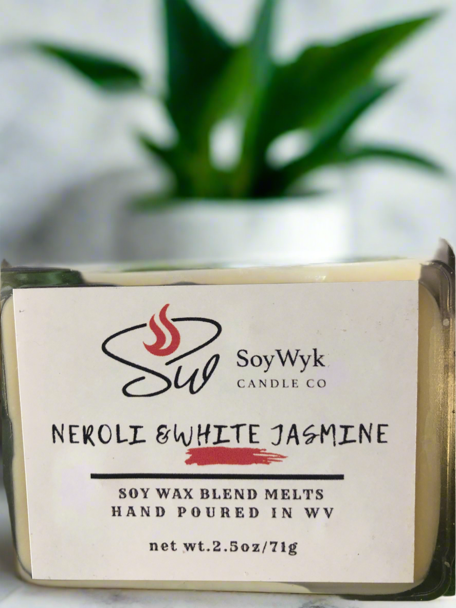 Neroli & White Jasmine - Soy Wax Melt - neroli, jasmine, orange blossom, patchouli