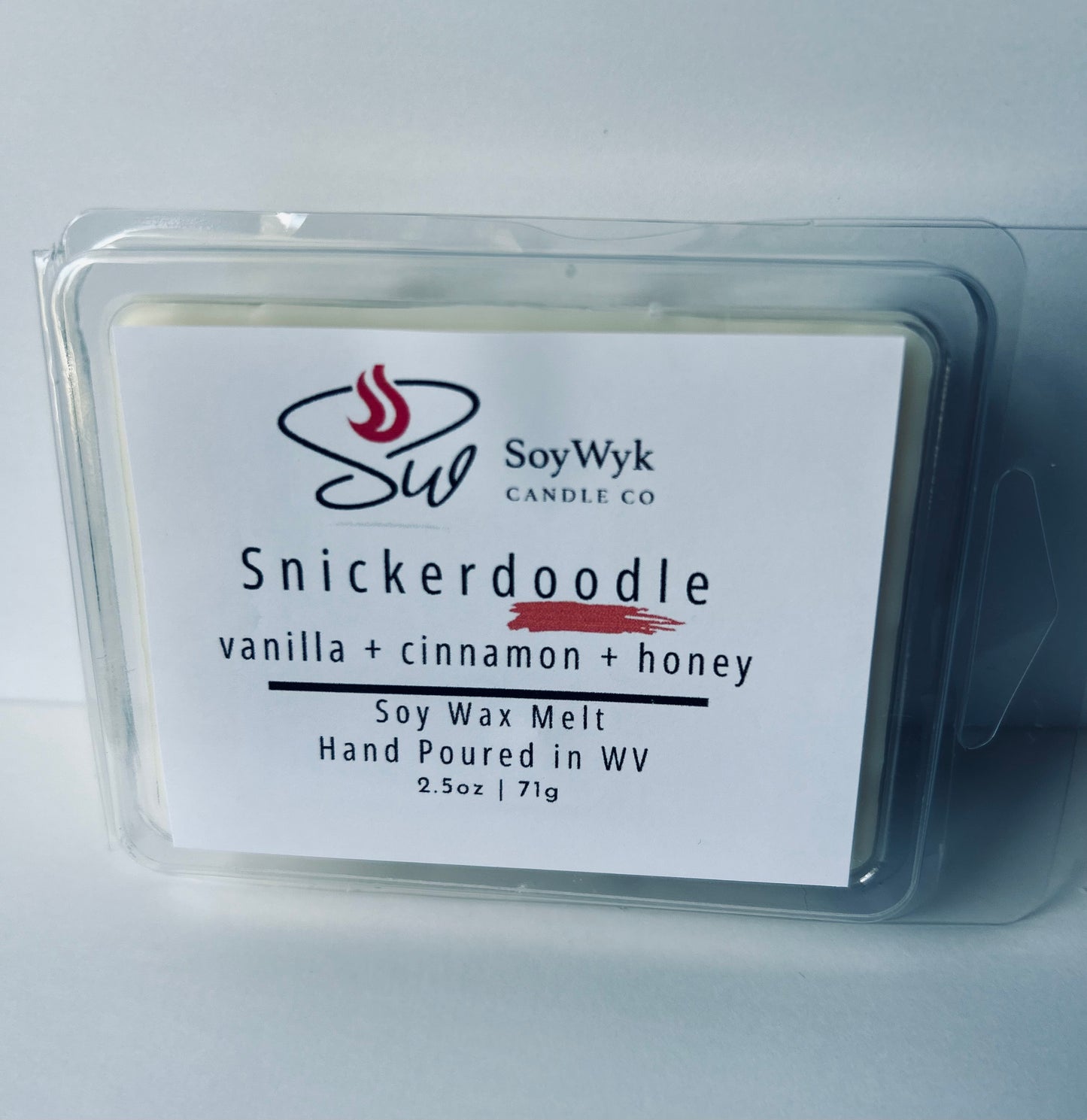 Snickerdoodle - Soy Wax Melt - vanilla, cinnamon, honey