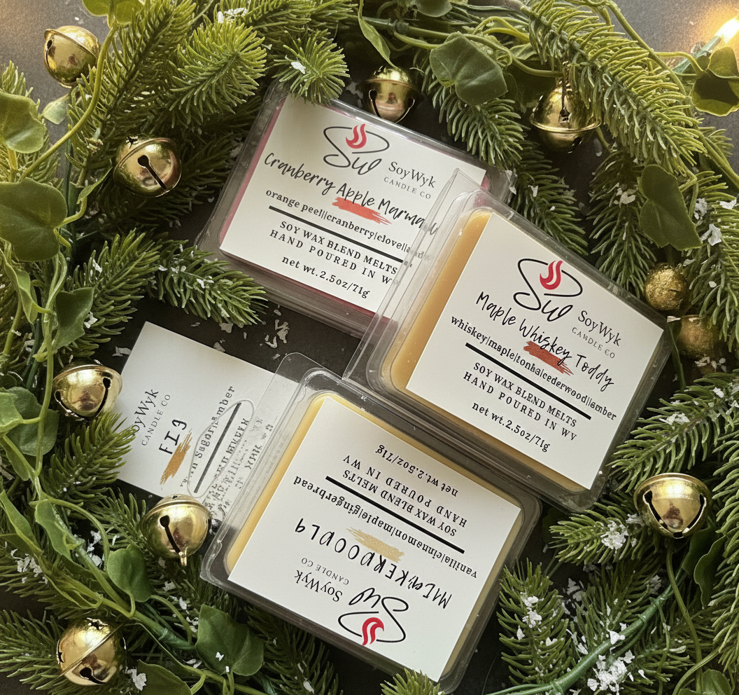 Christmas Holiday  inspired 2025 Soy Wax Melt Collection