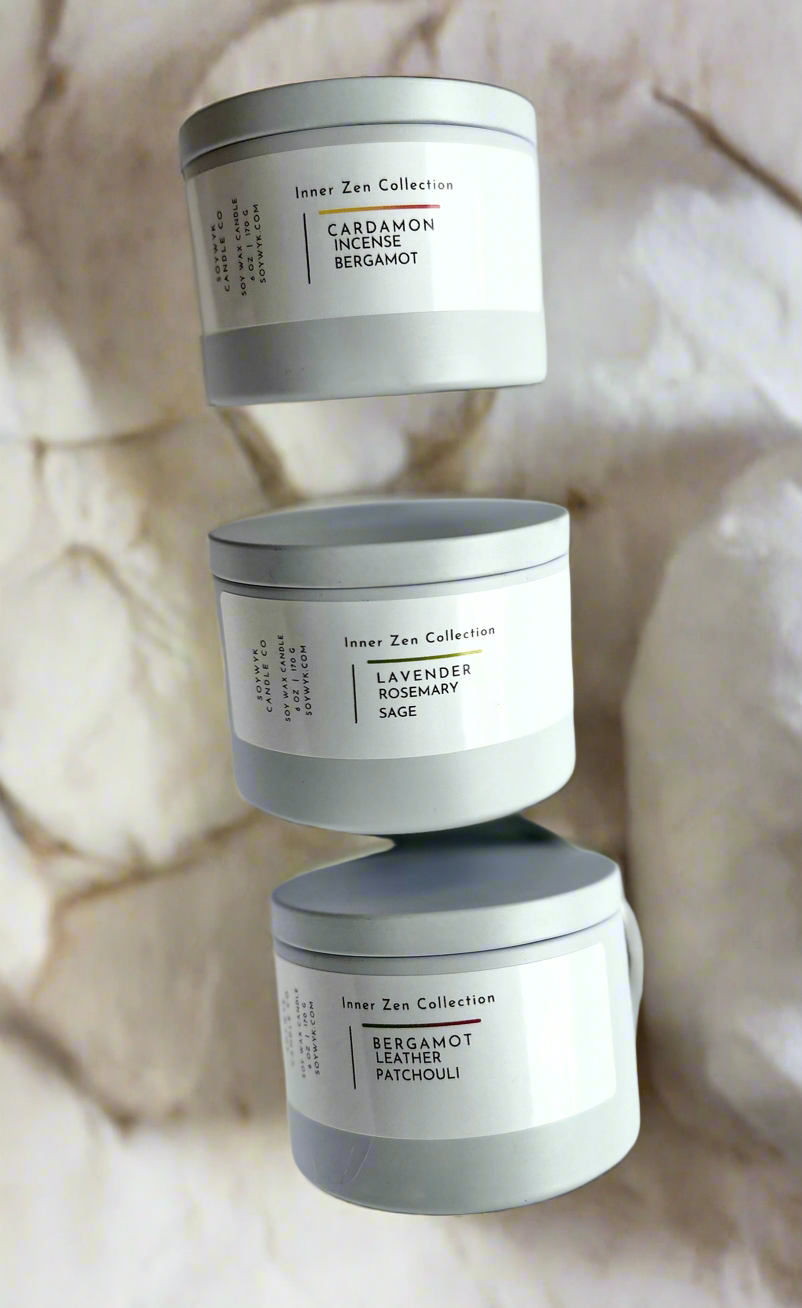 cardamon  + incense + bergamot -  Soy Candle