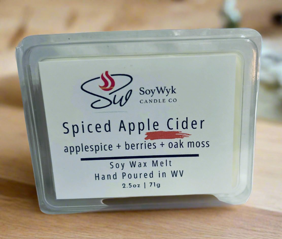 Spiced Apple Cider - Soy Wax Melt -  apple spices, berries, oak moss