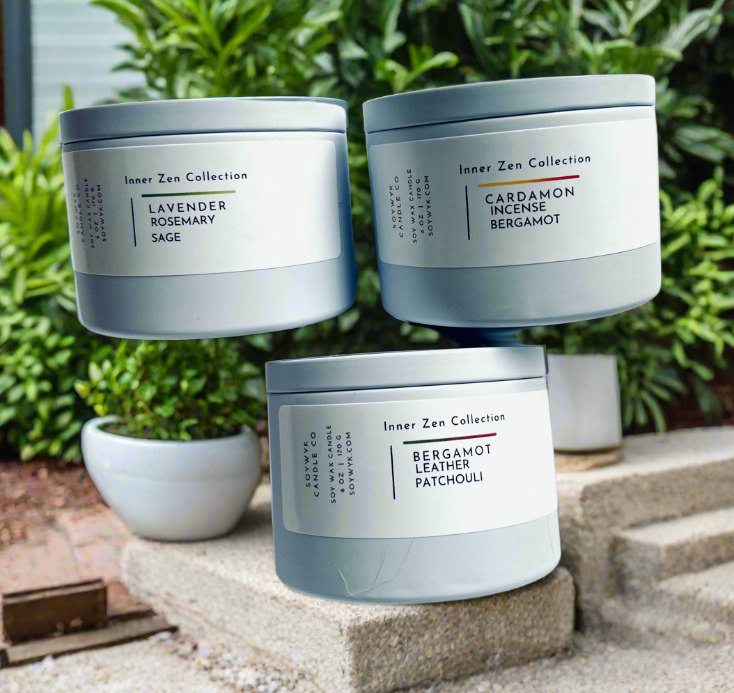 cardamon  + incense + bergamot -  Soy Candle