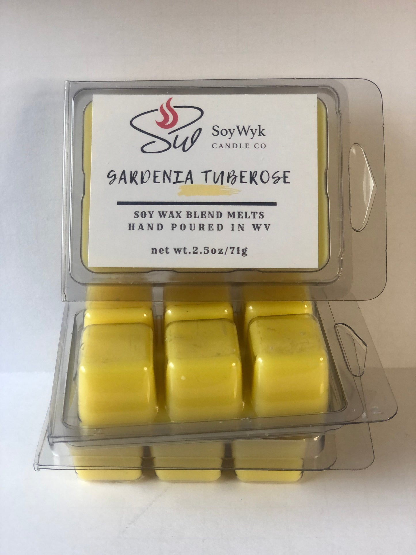 Gardenia Tuberose - Soy Wax Melt- gardenia, lemon, tuberose, jasmine
